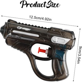 SULOLI 9PCS Water Gun Pistol for Kids Squirt Toys Party Bag Filler for Boys Toys for Paddling Pool