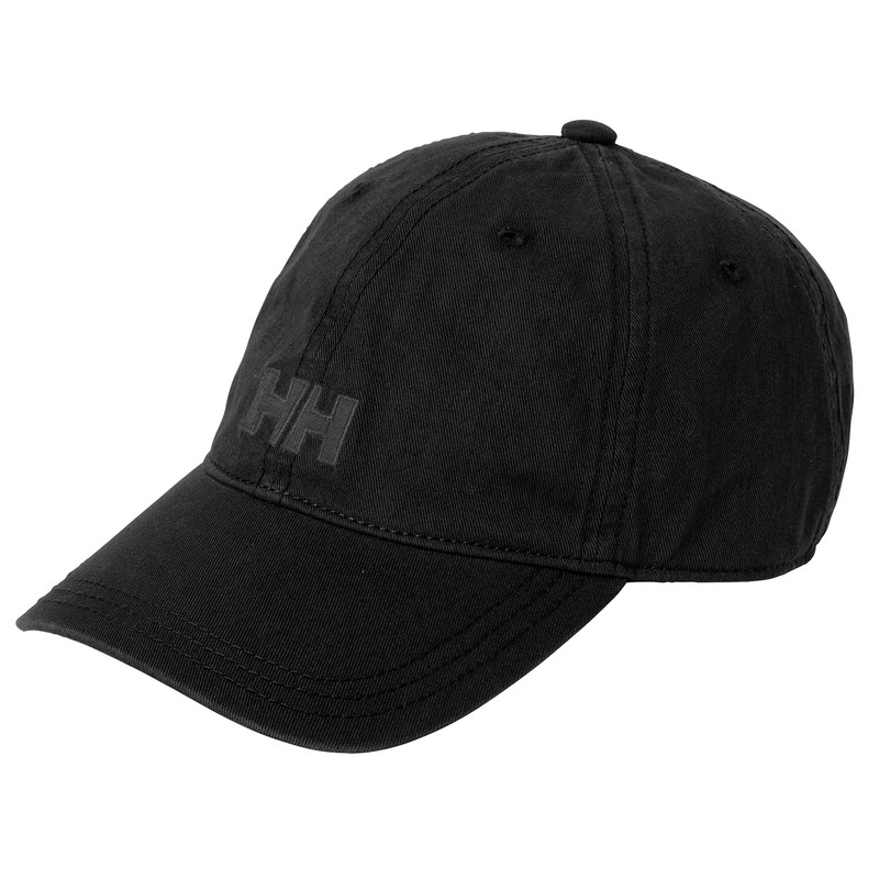 Helly-Hansen womens Hh Logo baseball caps, 990 Black