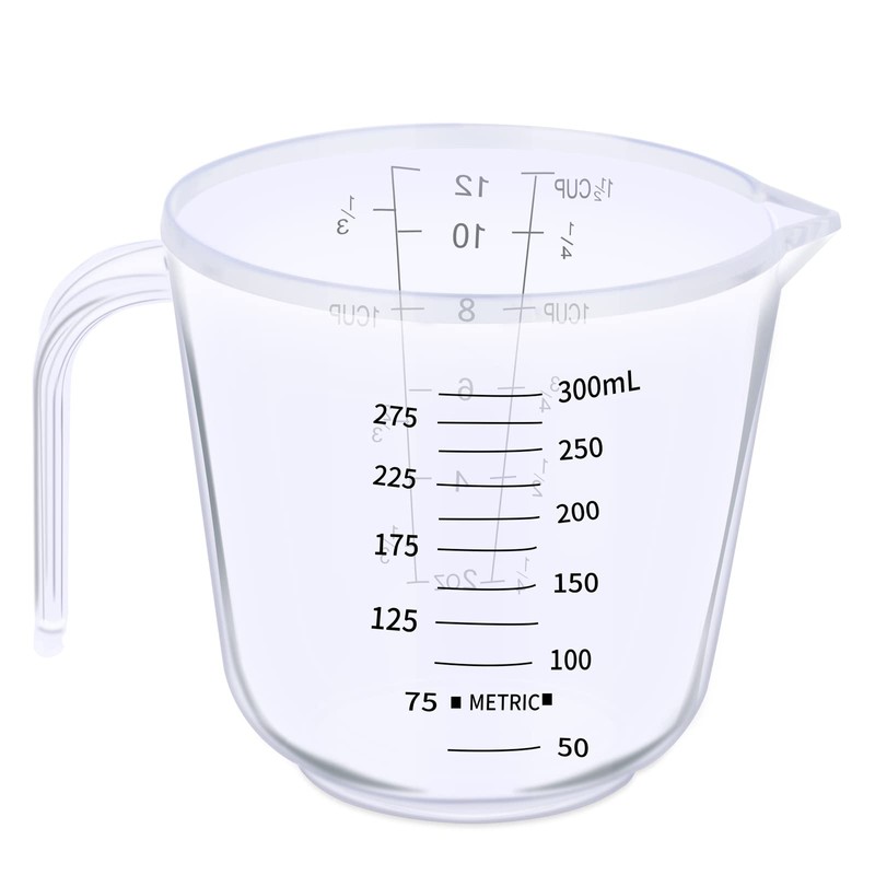 DOTINGHUX Measuring Cup, 1 ½ Cup, Clear