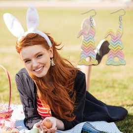Easter Earrings for Women Cute Easter Basket Stuffers Essentials Bunny Rabbit Jewelry Gifts