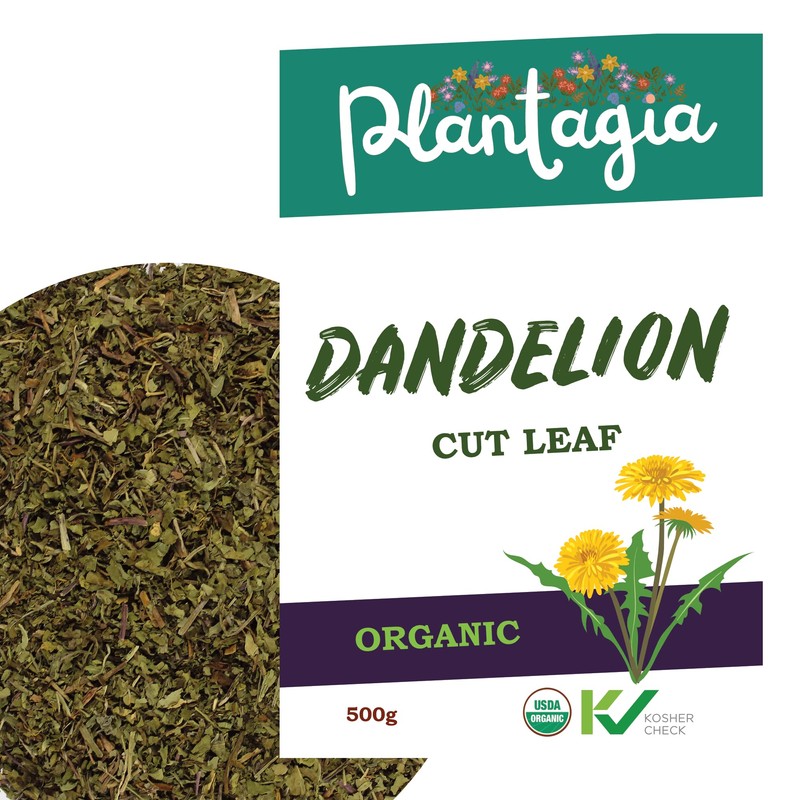 Plantagia Dandelion Leaf, Cut Organic - 300g, 120+ Servings