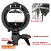 Godox S-Type Bracket/Bracket Mount, Angle Adjustable/Holder with Bowens Mount, For