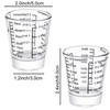 Ackers Mini Measure Heavy Glass, 32-Incremental Measurements Multi-Purpose Liquid and