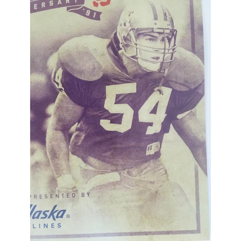 WASHINGTON HUSKIES National Champs 25th Anniversary 2 Sided Poster UW