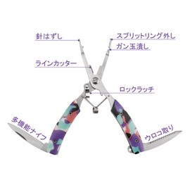fupany Fishing Pliers Multifunctional Fishing Pliers Stainless Steel Camouflage Pattern with Holder (fpfg – 02)