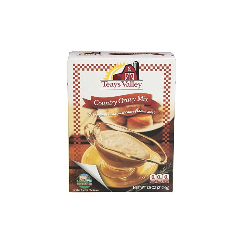 Teays Valley Country Gravy Mix (Pack of 3), 7.5 Ounce