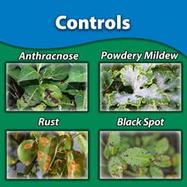 Monterey Fungi-Max Bundled with Measuring Spoon - Fungicide for Plants - Myclobutanil Fungicide for Lawns, Plants, Vegetables and More - 1 Pint