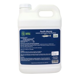 Supply Solutions OMRI Listed | Organic Liquid Fish Fertilizer - Fish Fertilizers for Plants, Lawns, and Garden - The Best Fish Emulsion Fertilizer and Plant Food for House Plants (2.5 Gallon)