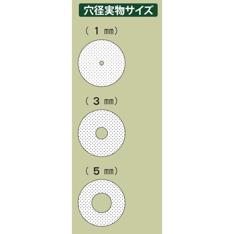 新潟精機 SK 皮抜きポンチセット 1・3・5mm HP-135S