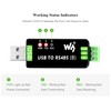 Wonrabai Industrial USB to RS485 Bidirectional Converter with Original CH343G,
