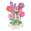 Greeting Life Birthday Blooming Card Anemone KE-30