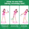 welspo Retractable Golf Swing Trainer Aid with Arm Band, Rhythm