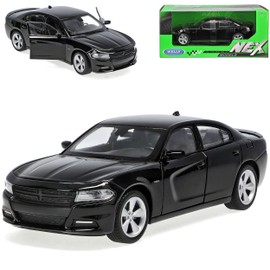 Welly Dodge Charger R/T Saloon Black from 2016 1/24 Model Car