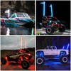 Ehaho 2 Pack 1FT LED Whip Lights With Spring Base,