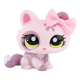 diylpshome miniature perisan cat crouching cat wolfcat fox kitten pet figure cat and dog kids gift:_crouching cat 1628