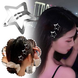 10pcs Cute Star Mini Hair Clips Metal Headpiece Hair Accessories Hair Combs