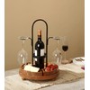 IHI EST. 1986 India Handicrafts Harmony Vines Natural Brown with