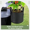 GreatBuddy 12-Pack Grow Bags 5 Gallon, Thick Fabric Planter Bags