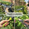 YRTSH Loppers Hedge Clippers & Pruners Combo Set 3-Piece Hedge