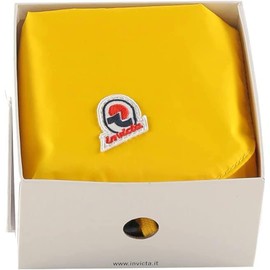 Invicta Tagesrucksack, Backpack für Reise Ausflüge & Freizeit; für Damen & Herren, mit Hüftgurt & faltbar - gelb, einfarbig, 8 LT, Extra leicht, MINISAC VINTAGE