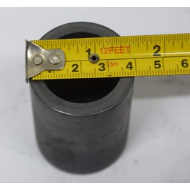 OTOOLWORLD Smelting Lab Graphite Crucible with Cover Lab Supply 40MM X 60MM