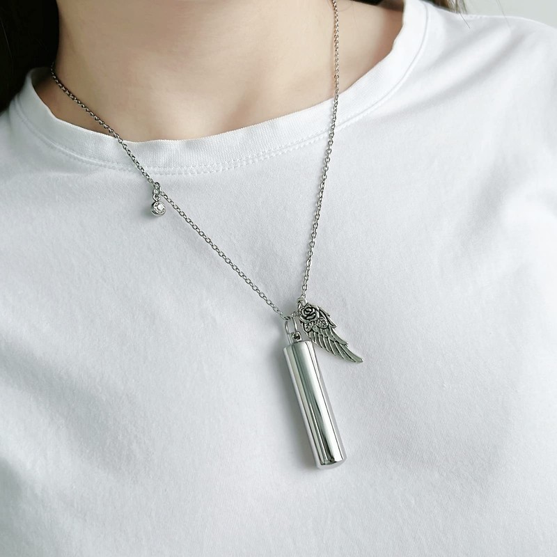 WEINER Memorial Pendant, Memorial Pendant, Pet Ashes, Necklace, Keychain, Waterproof,