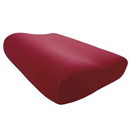 Edda Lux Cover Suitable for Tempur Shape Sleeping Pillow S, M and L, 50 x 31 cm, Shape-Retaining Jersey Pillowcase for Neck Support Pillow, Made of 100% Cotton, in Carmine