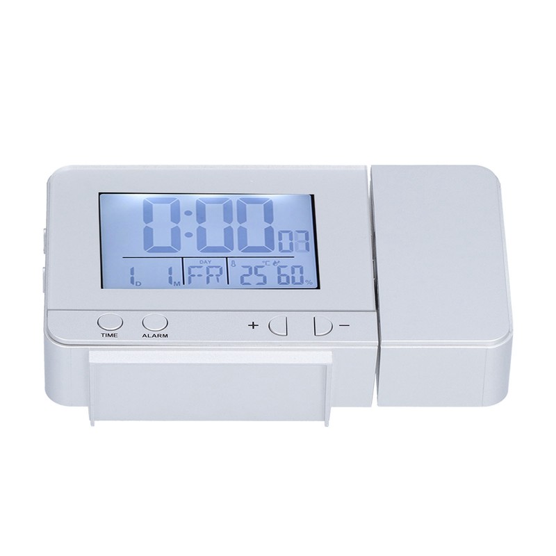 180° Rotation Projection Alarm Clock USB Powered LED Digital Clock