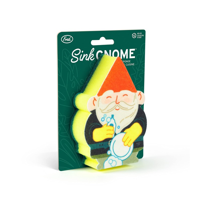 Genuine Fred, Sink GNOME, Kitchen Sponge,Assorted