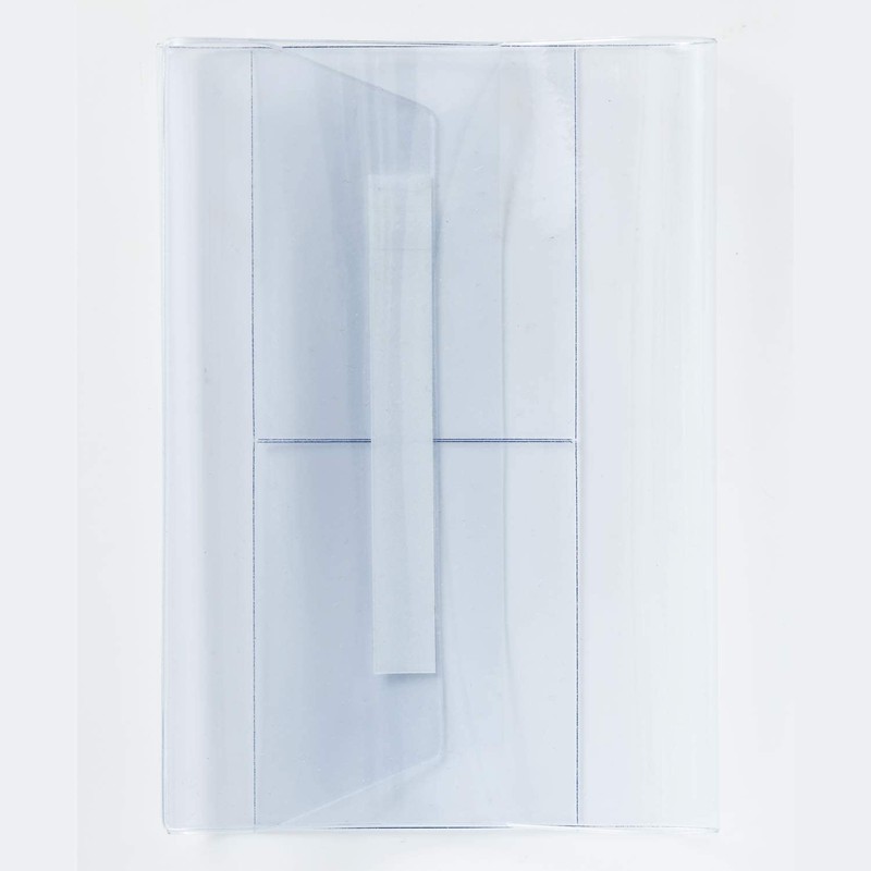 CONCISE 547327 Book Cover, Paperbacks, Transparent, Antibacterial, Pack of 2