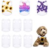 8 Pieces Sublimation Blank Dog Shirt, Heat Transfer Dog Apparel
