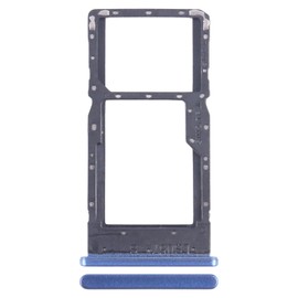 Replacement Part Compatible with Alcatel 1L Pro 4065F Trolley Slot Adapter Slot for SIM Card + Micro SD Memory Compartment (Blue)