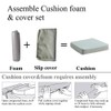 48 x 12 Inch Piano Bench Cushions for Indoor Furniture