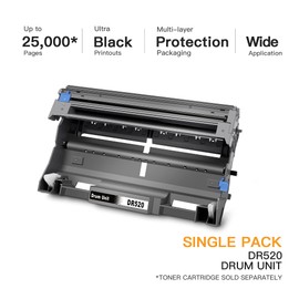 E-Z Ink (TM Compatible Drum Unit Replacement for Brother DR520 DR620 Compatible with DCP-8065DN DCP-8060 HL-5240 HL-5250DN HL-5340D HL-5370DW MFC-8890DW MFC-8460N Printer (1 Drum Unit, 1 Pack)
