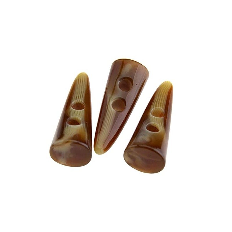 eMagTech 10 x 50mm Large Horn Fake Teeth Buttons for