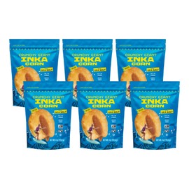 Inka Corn Nuts, Gluten Free Roasted Giant Corn, Original Flavor, 4 Ounce (Pack of 6)