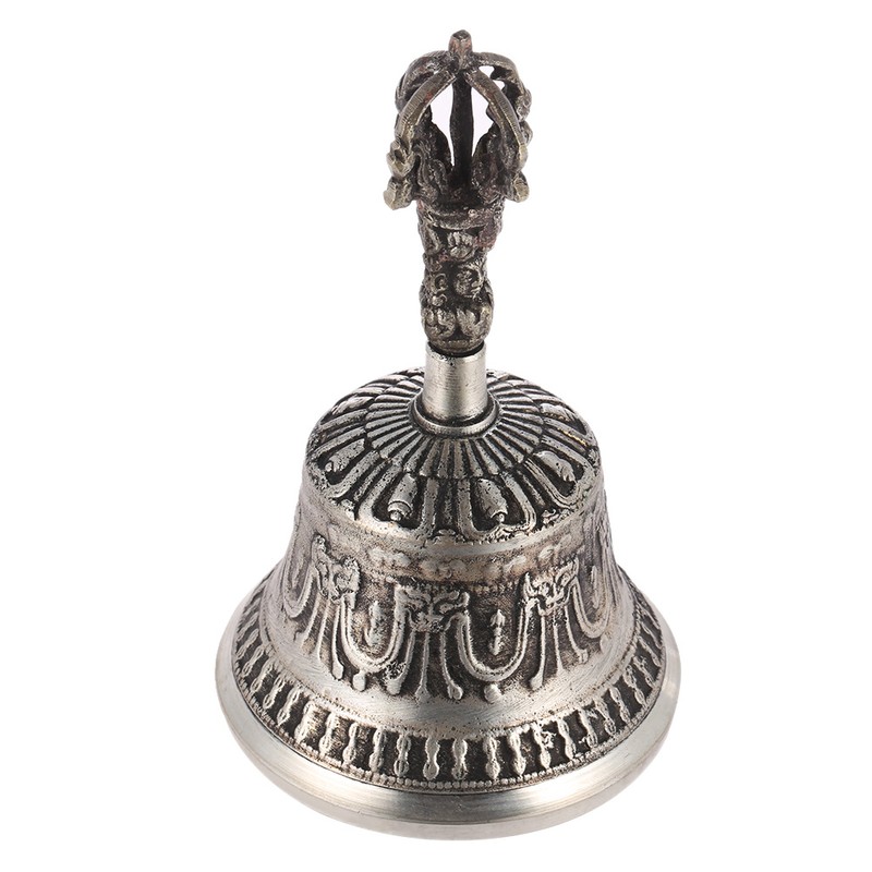 Handcrafted Tibetan Buddhist Temple Meditation Singing Bell with Dorje Vajra
