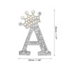 PATIKIL Letter Brooches Pins, Initial Rhinestone Alphabet Letter Lapel Pins