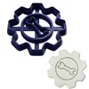 Gear Shaped Cookie Cutter with Wrench Design for Mechanics and