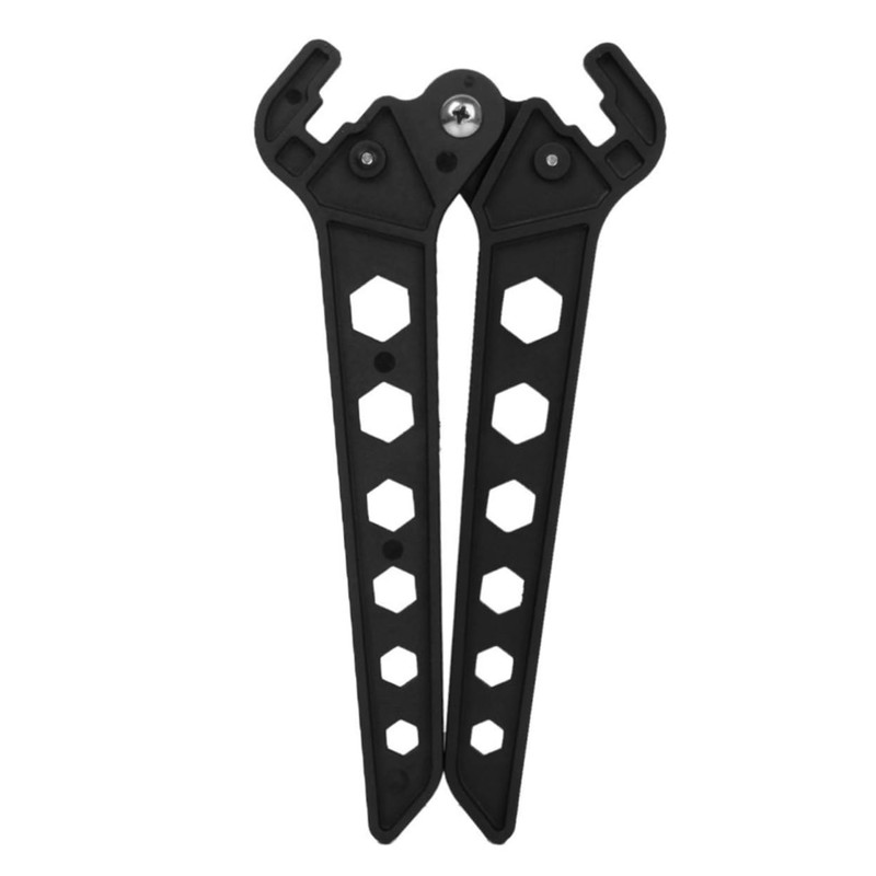 VILLFUL Bow Stand Archery Scissors Arrow Kick Holder Abs 36cm