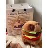 RichRabbit Hamburger Capybara Plush Capibara Stuffed Animal Plushies Toys Hugging