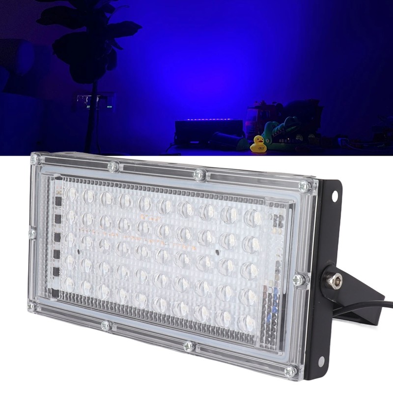 50W LED Black Light IP65 Waterproof 395‑400nm UV Floodlight Party
