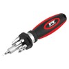 Performance Tool 20149 Ratcheting Screwdriver with Ergonomic Handle and 7-Piece