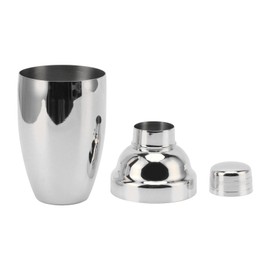 Bar Cocktail Shaker Stainless Steel Rust Proof Kitchen Bartender Mixed Drinks Milk Tea Shaker Cup Silver
