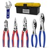 KAIHAOWIN 6-Piece Tool Set with Case, 8.8” Long Nose, 8.8”