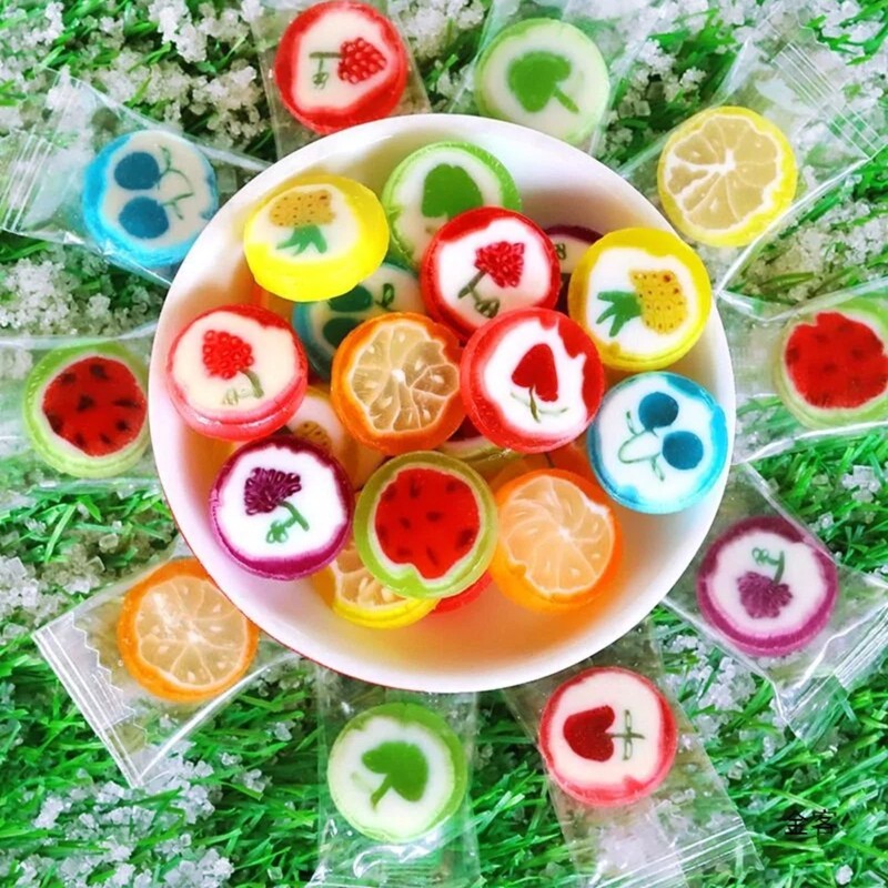 Slices Hard Candy - Bulk Fruit Candy Individually Wrapped -