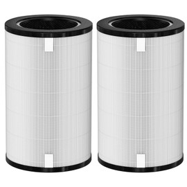 AP-T40FL True HEPA Replacement Filter Compatible with 1461901 Homedics Total Clean 5-in-1 Air Cleaner Purifier, AP-T40 AP-T45WT AP-T40WT AP-T45-BK AP-T45-WT AP-T40WTAR, 2 Pack