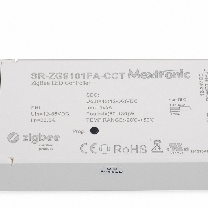 LED CONNEX Zigbee Tunable White Dimmer 12-36V DC to 4x5A