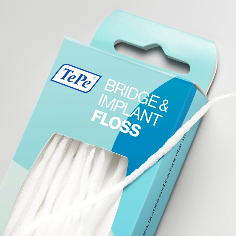 TePe Bridge and Implant Floss - Pack of 30