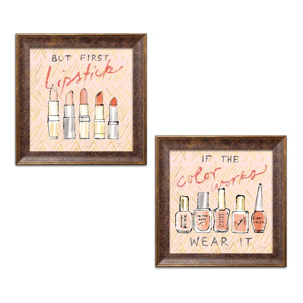 Gango Home Decor Glam Geo Beauty and Sass I -